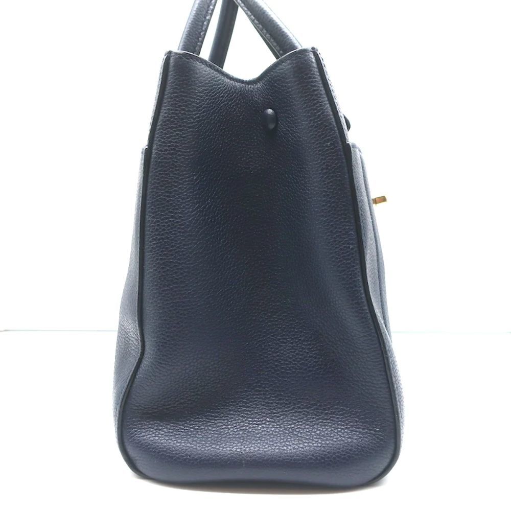 Chanel 17C Neo Executive Small Shopper Tote Navy Leather Shoulder Bag - Picture 3 of 12